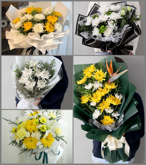 广东江门市恩平市大田镇朗北村白事花束代送